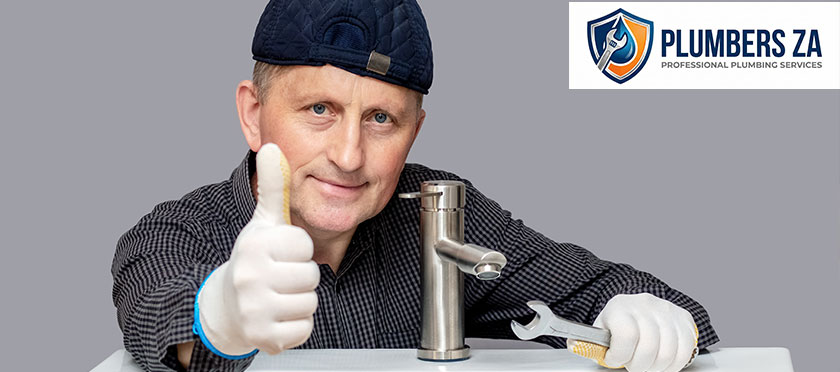 Master plumber installing a new water tap during plumbing repair service in Gauteng