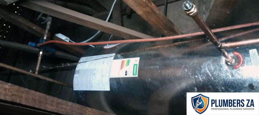 Plumbers ZA geyser installation experts installing hot water geysers in Gauteng